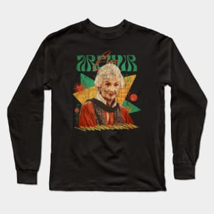 VINTAGE POP RETRO -Bea Arthur Golden Squad-  STYLE 70S Long Sleeve T-Shirt